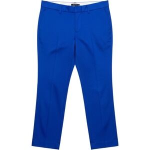 a.n.a Dress Pants 10 Royal Blue Stretch Cotton Straight Leg Career Trousers